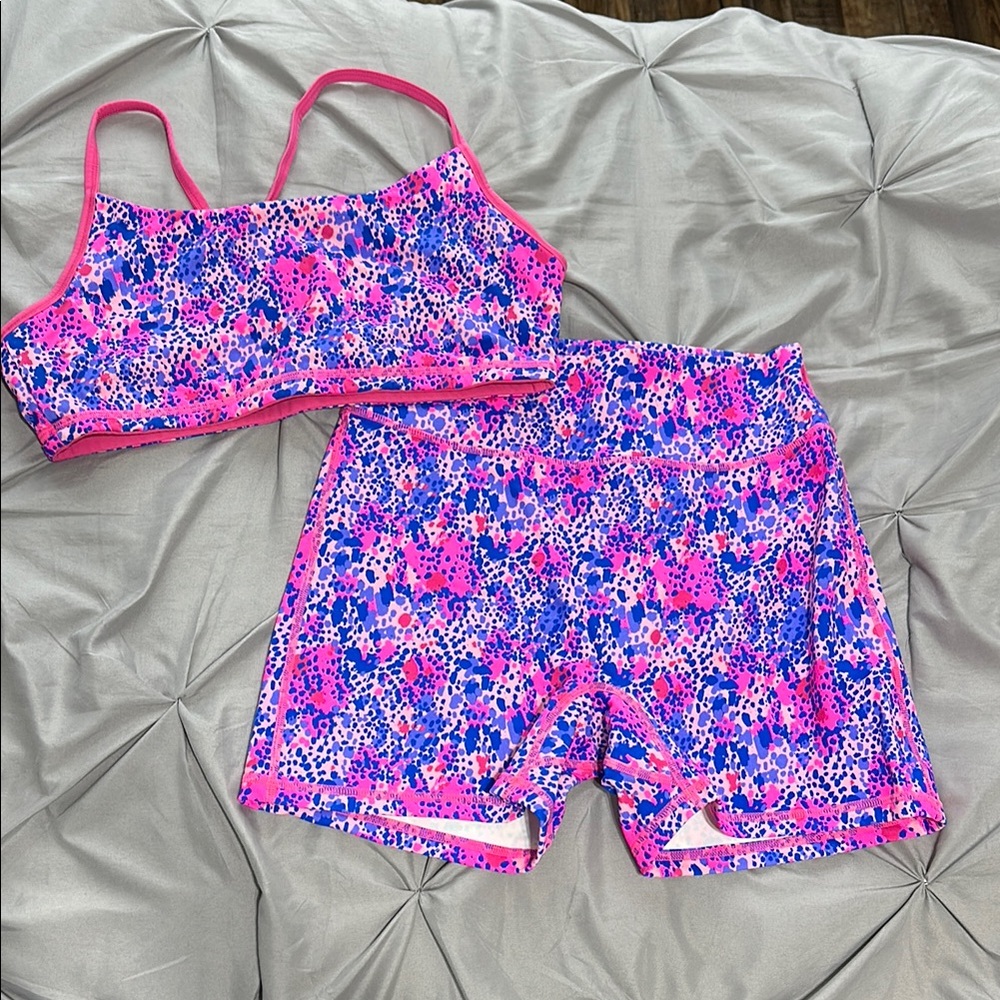 Bunnybunny fashun print bra  + Shorts Set